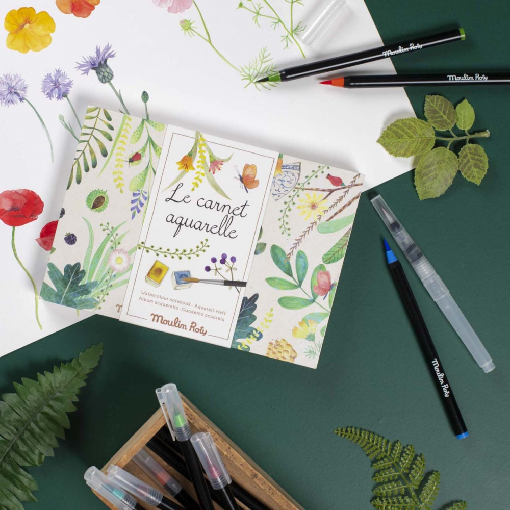 Carnet cu coli pentru pictura, Moulin Roty, varsta 6 - 9, 9+ ani, Adult, Baiat, Fata [2]