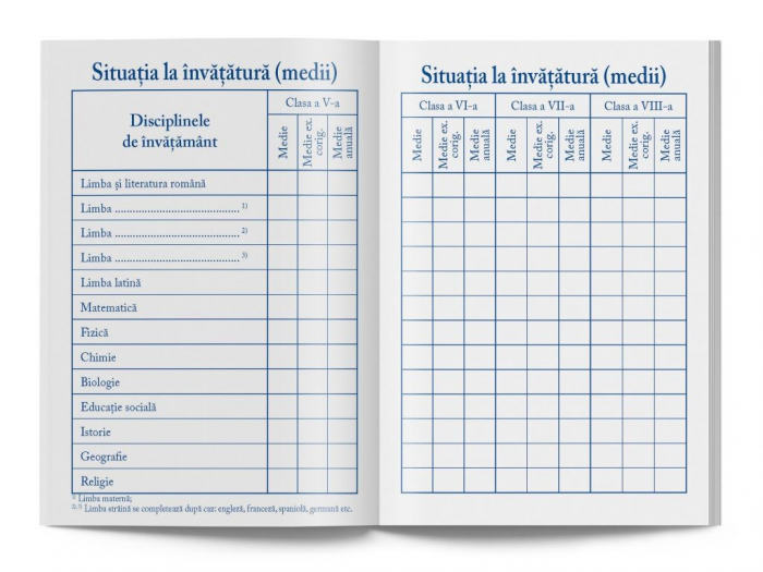 Carnet de elev pentru clasele V-VIII [3]