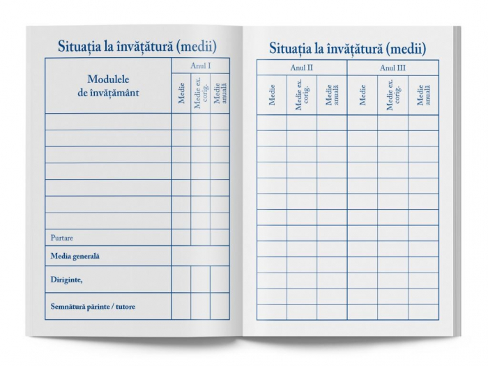 Carnet de elev pentru scoala postliceala [4]