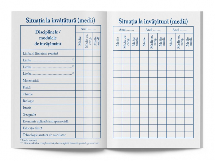 Carnet de elev pentru scoala profesionala [3]
