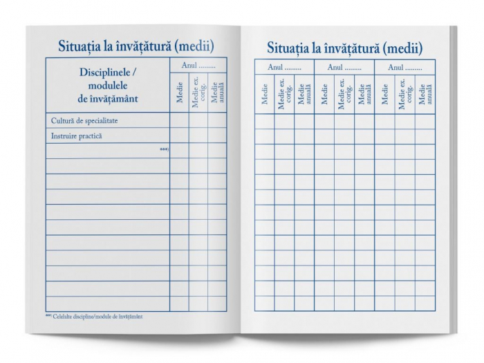 Carnet de elev pentru scoala profesionala [4]