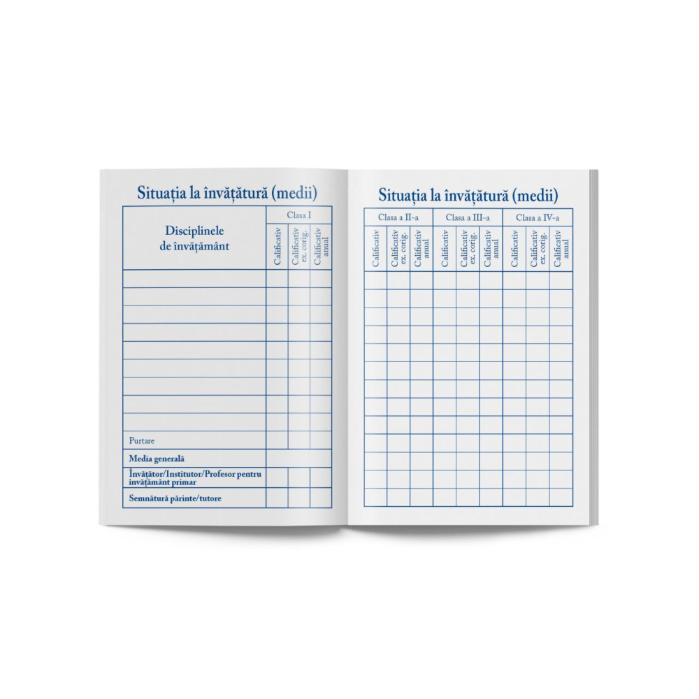 Carnet elev cl. 1-4 [3]