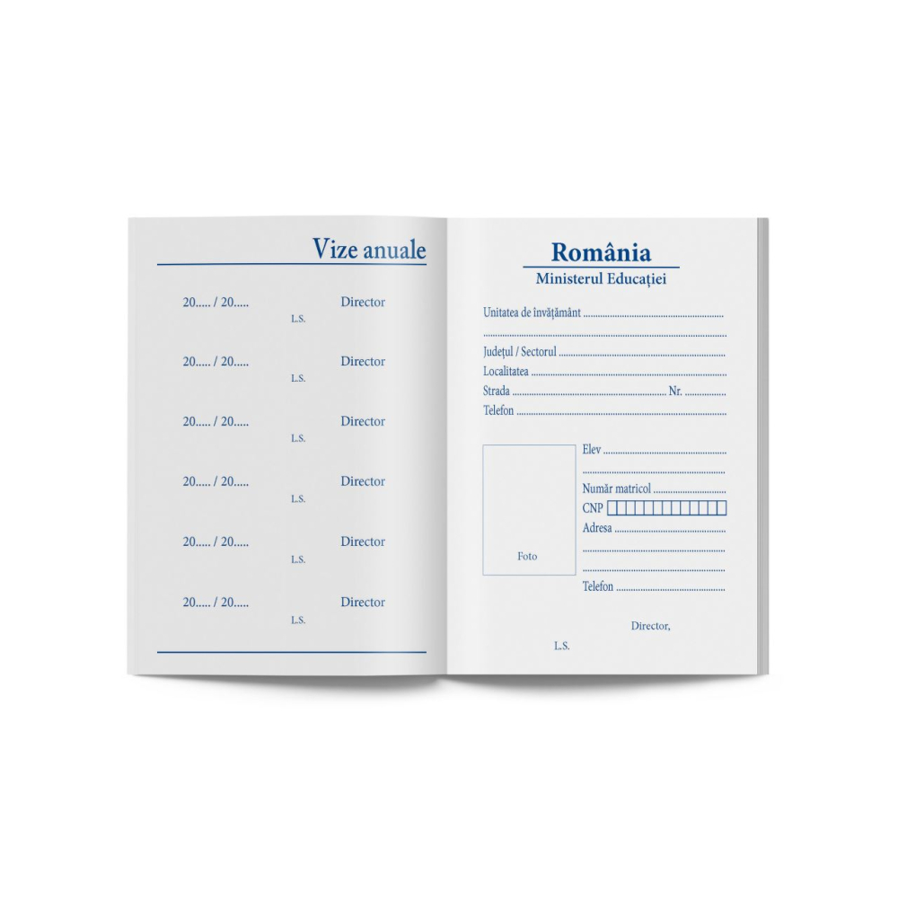 Carnet elev cl. 1-4 [2]