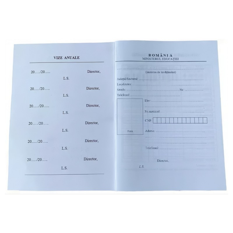Carnet elev invatamant primar clasele I-IV+CNP, NOVA [2]