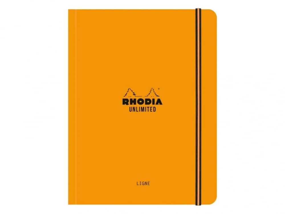 Carnet nedatat A5+, 16 x 21 cm, 60 file, Rhodia Unlimited, orange [1]