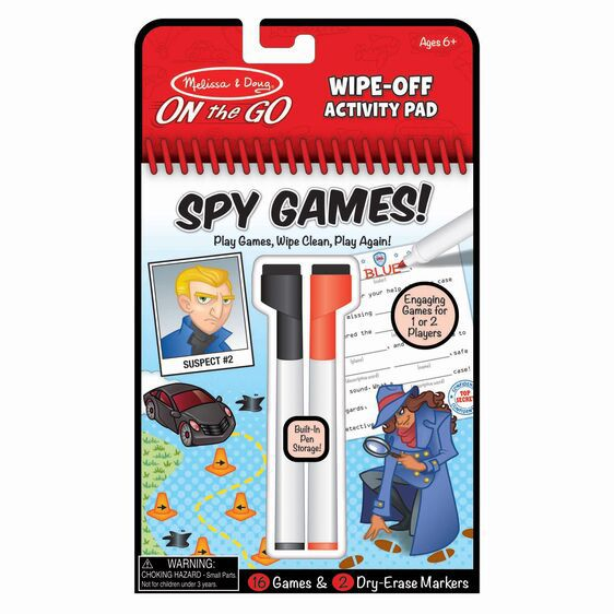 Carnet reutilizabil cu activitati si jocuri Spionaj-Melissa And Doug [1]