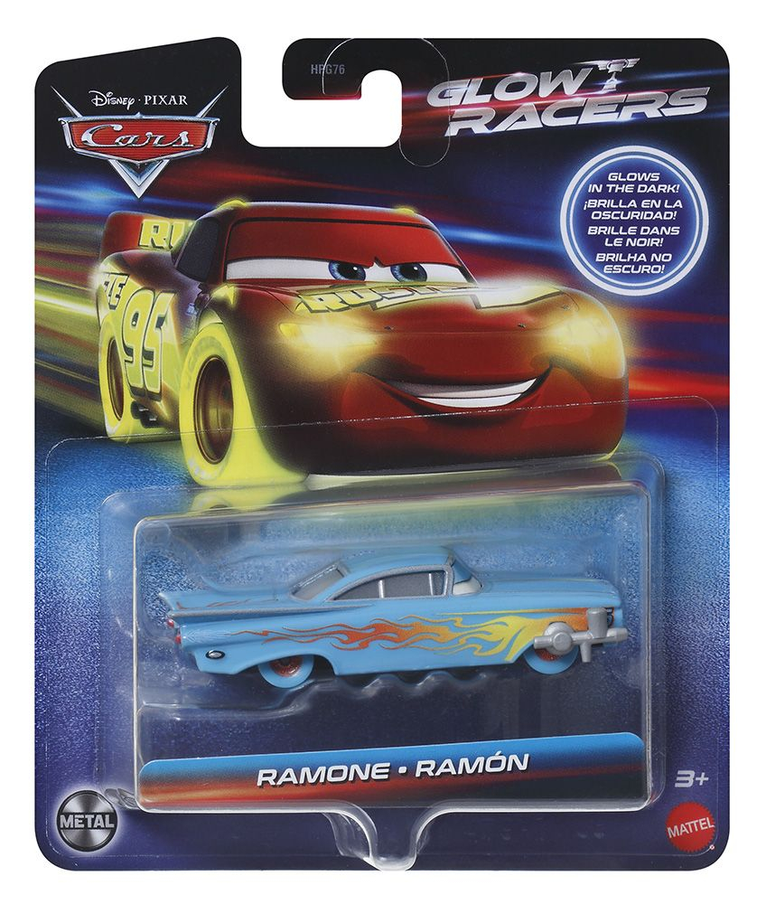 Cars glow racers masinuta metalica ramon 1:55, varsta de la 3 ani la 7 ani [1]