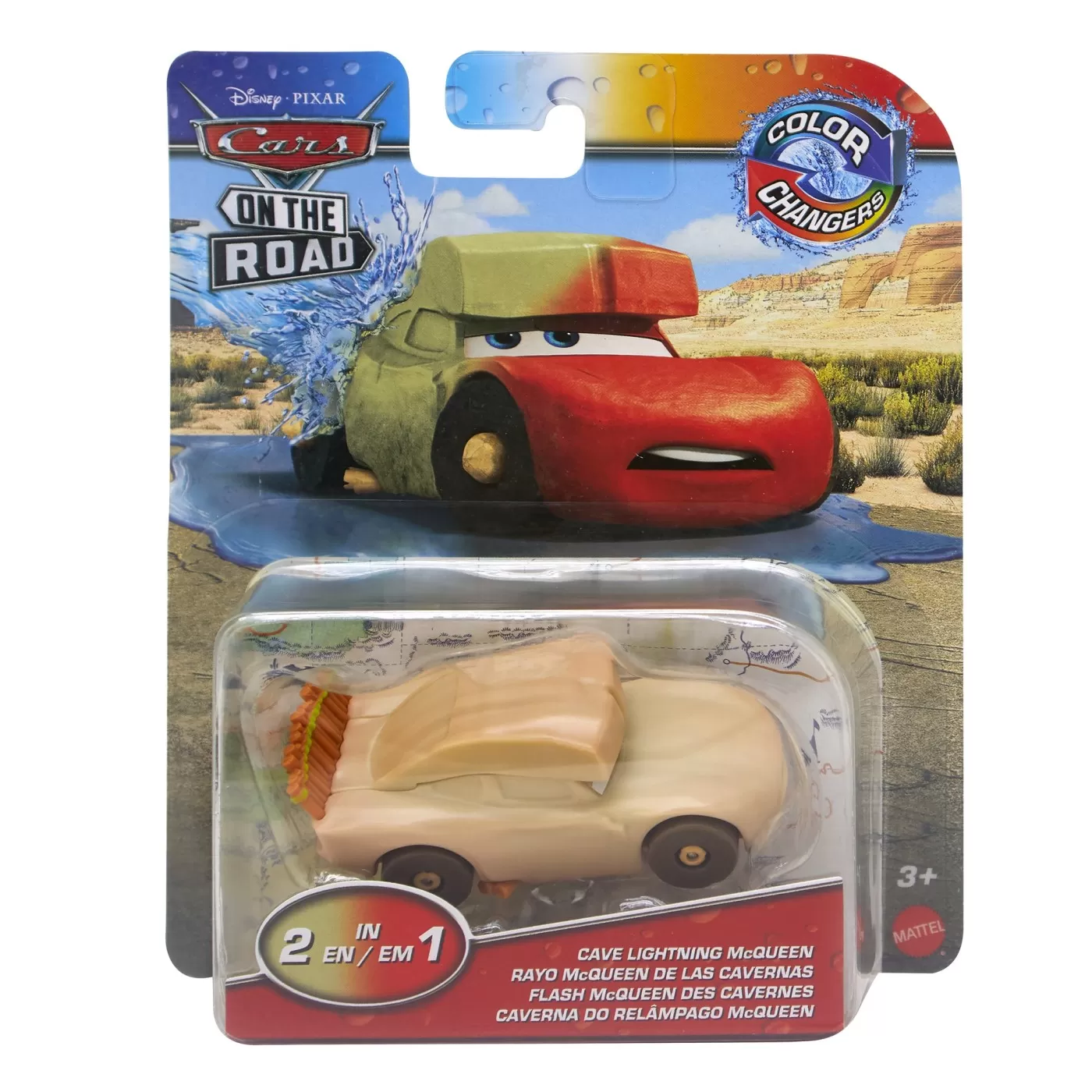 Cars masinuta cave fulger mcqueen cu culori schimbatoare, varsta de la 3 ani la 10 ani [1]