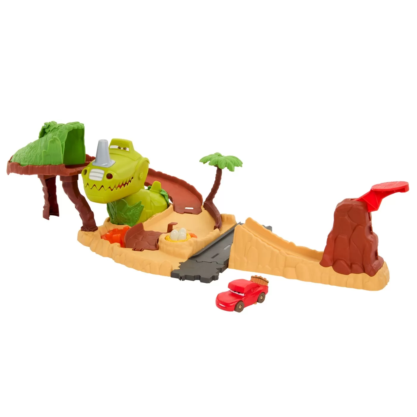 Cars set de joaca dino si masinuta cave fulger mcqueen, varsta de la 4 ani la 8 ani [5]