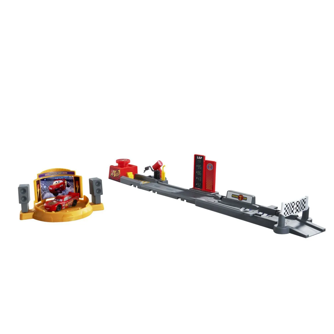 Cars set de joaca pista de lansare si masinuta fulger mcqueen, copii varsta 4 ani pana la 8 ani [4]