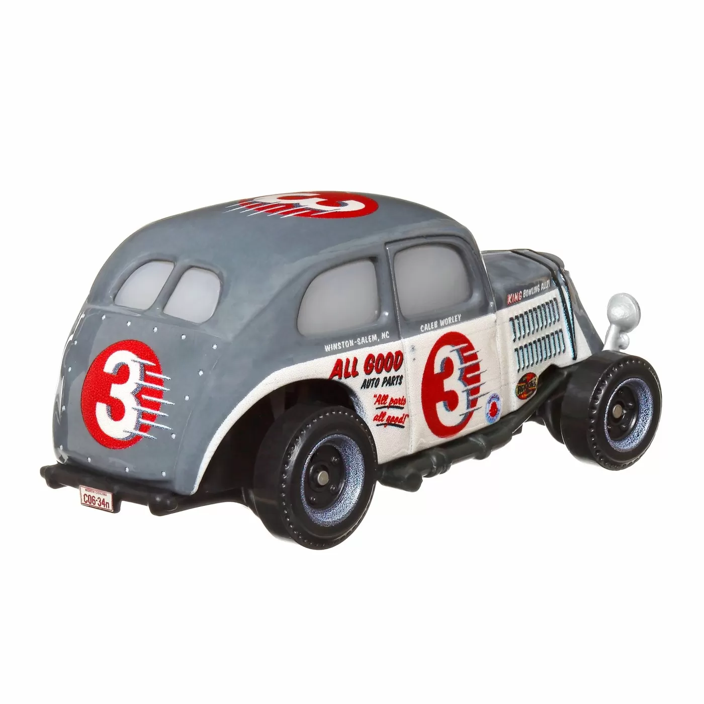 Cars3 set 2 masinute metalice caleb worley si jet robinson, varsta de la 3 ani la 10 ani [5]