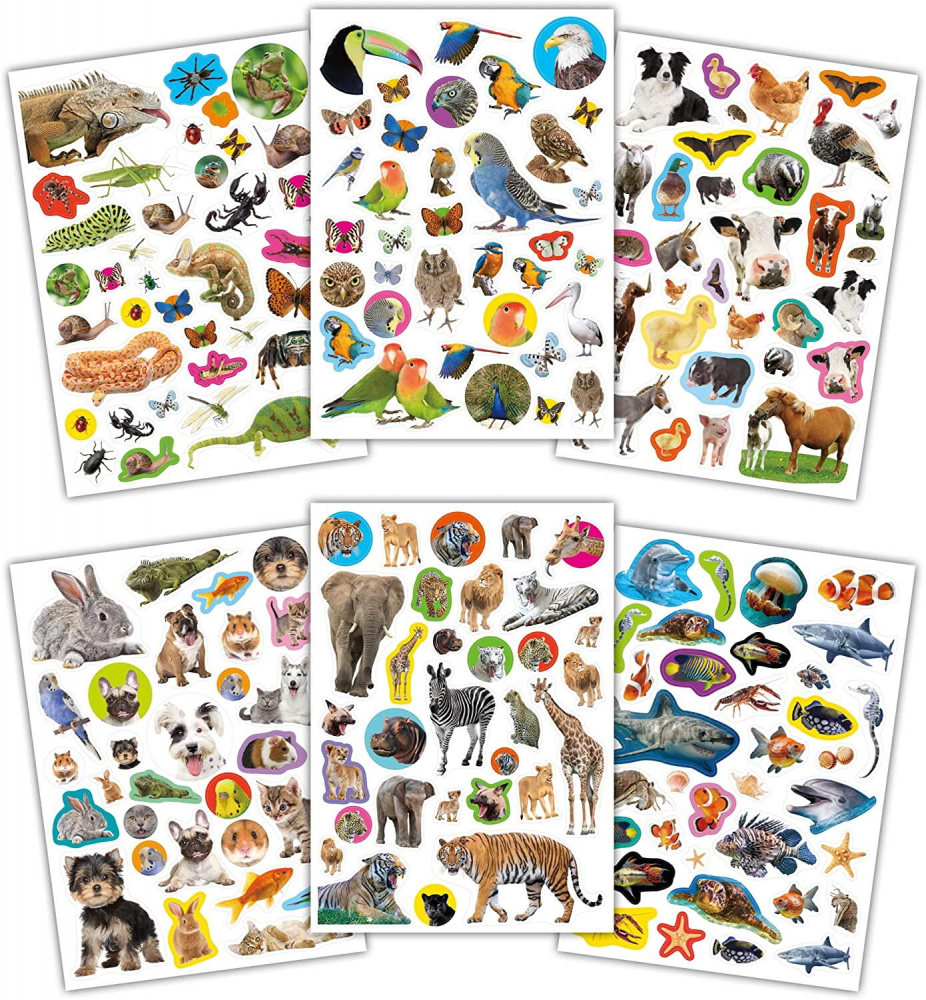 Carte cu abtibilduri - Animalute [2]