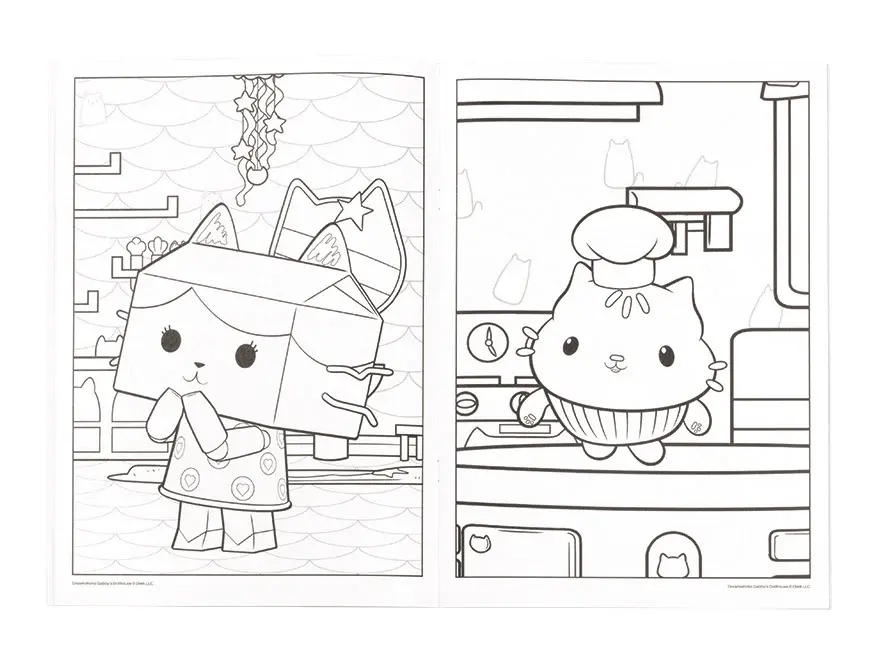 Carte cu abtibilduri reutilizabile - Gabby's Dollhouse [3]