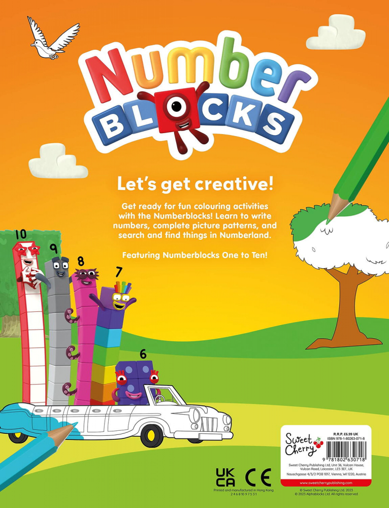 Carte cu activitati Numberblocks - Colorez & ma distrez [2]
