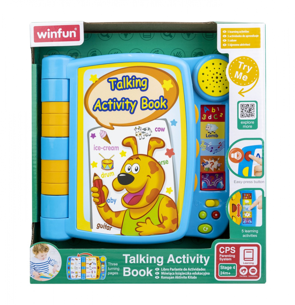 Carte cu activitati pentru bebelusi, winfun, varsta de la 2 ani la 4 ani [1]