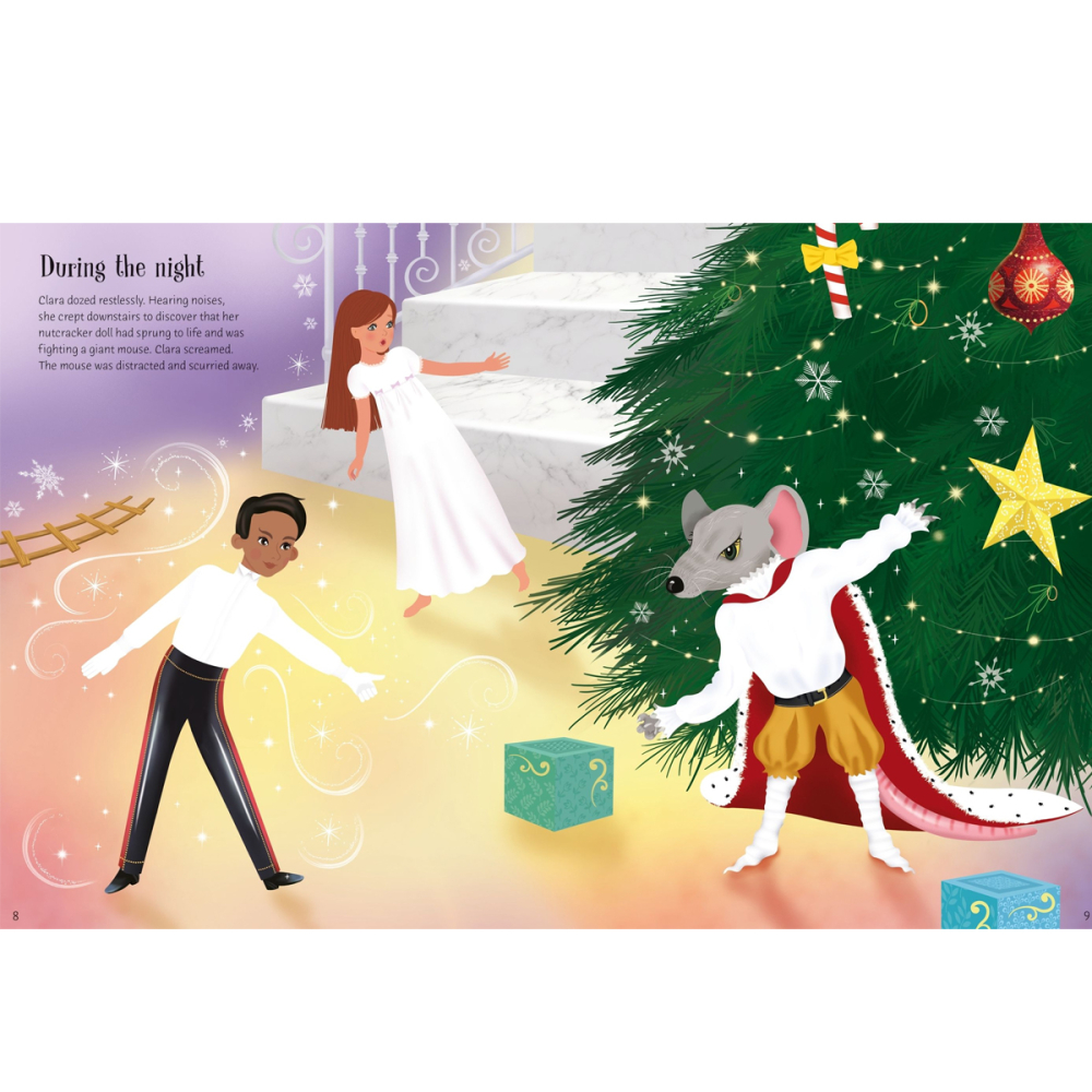 Carte cu autocolante, Spargatorul de Nuci, Sticker Dolly Dressing The Nutcracker, 5 Ani+ [3]