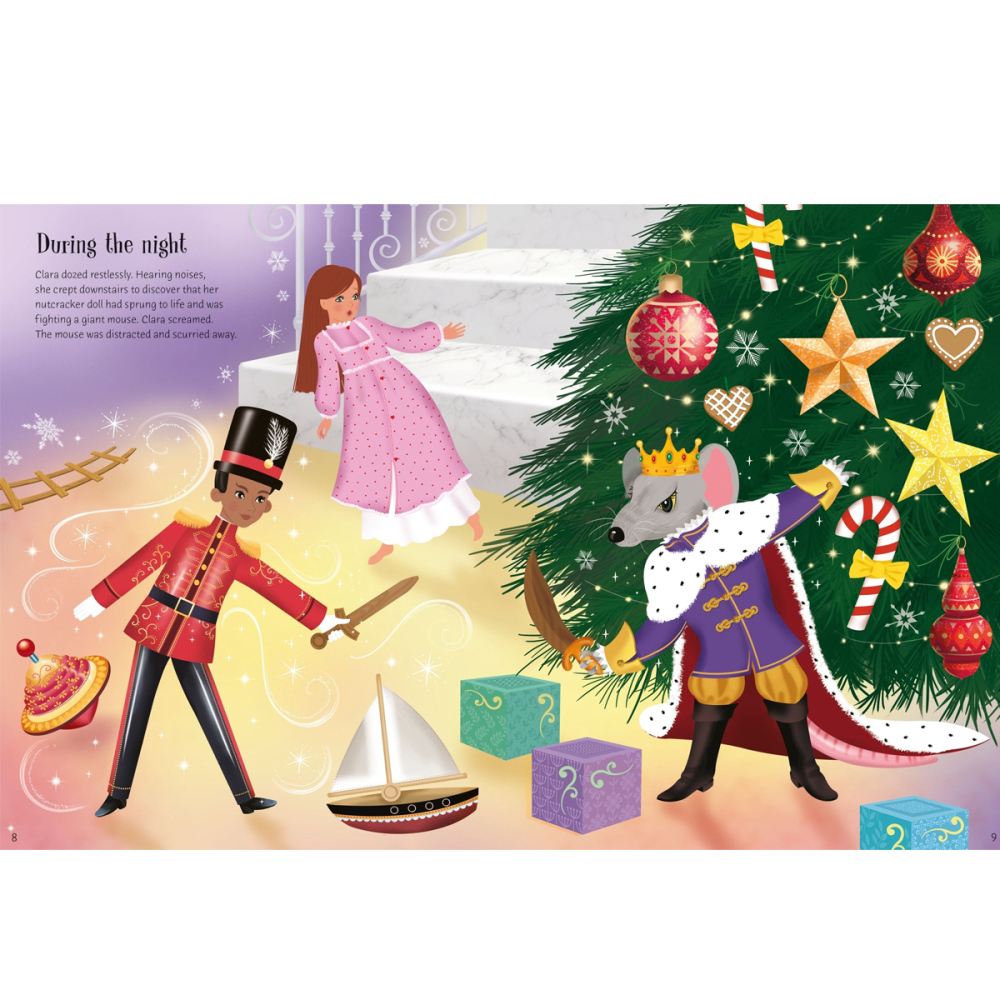 Carte cu autocolante, Spargatorul de Nuci, Sticker Dolly Dressing The Nutcracker, 5 Ani+ [4]