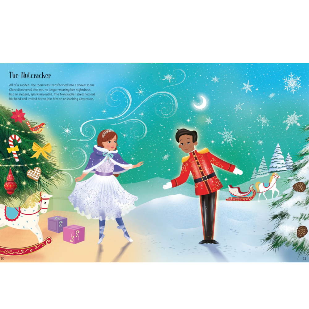 Carte cu autocolante, Spargatorul de Nuci, Sticker Dolly Dressing The Nutcracker, 5 Ani+ [5]