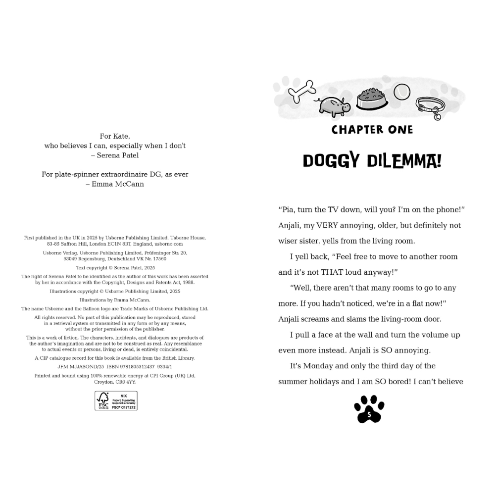 Carte cu ilustratii, Pia si Clubul Animalelor, Pia's Pet Club: Puppy Problem, Varsta 7 ani+ [2]