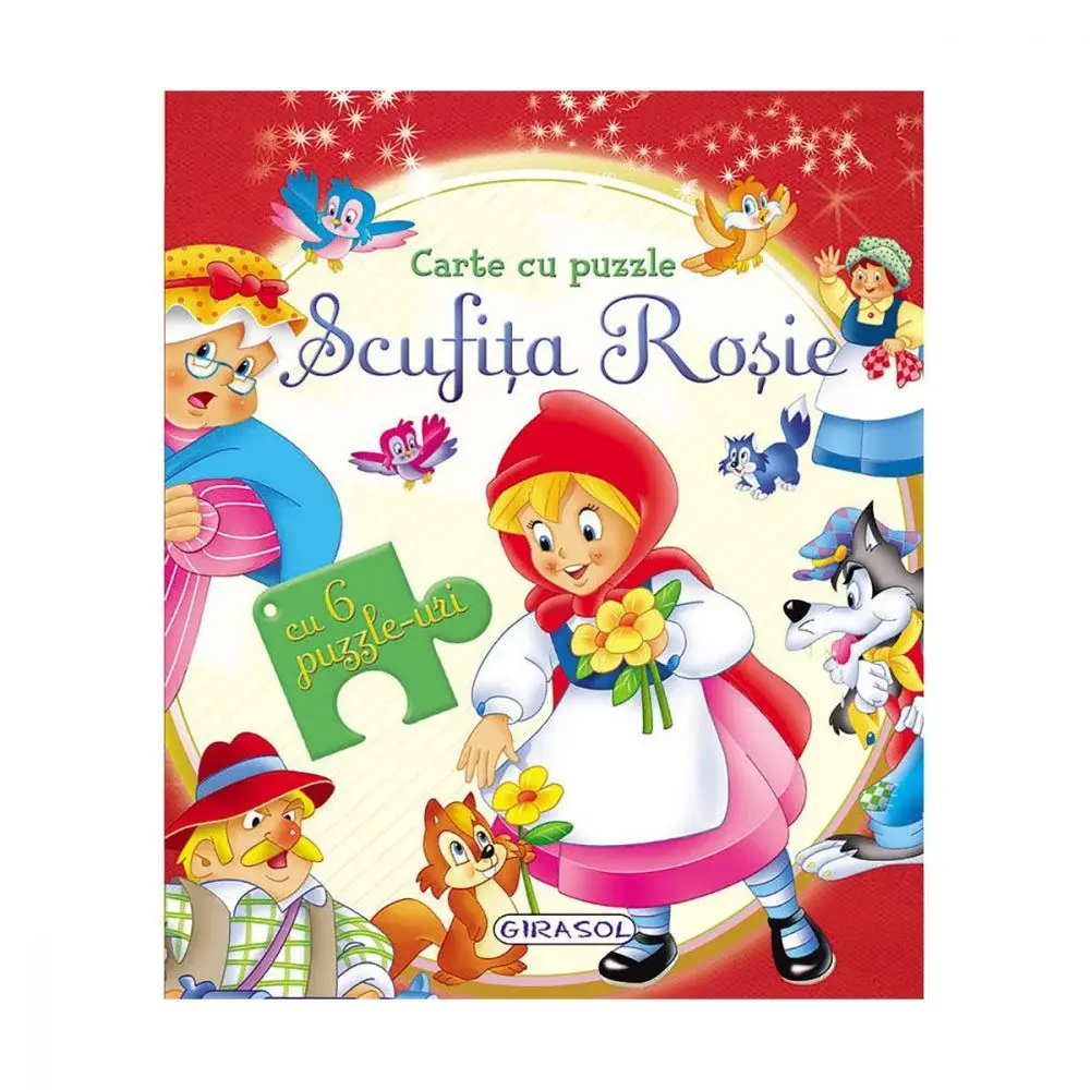 Carte cu puzzle - Scufita rosie [1]