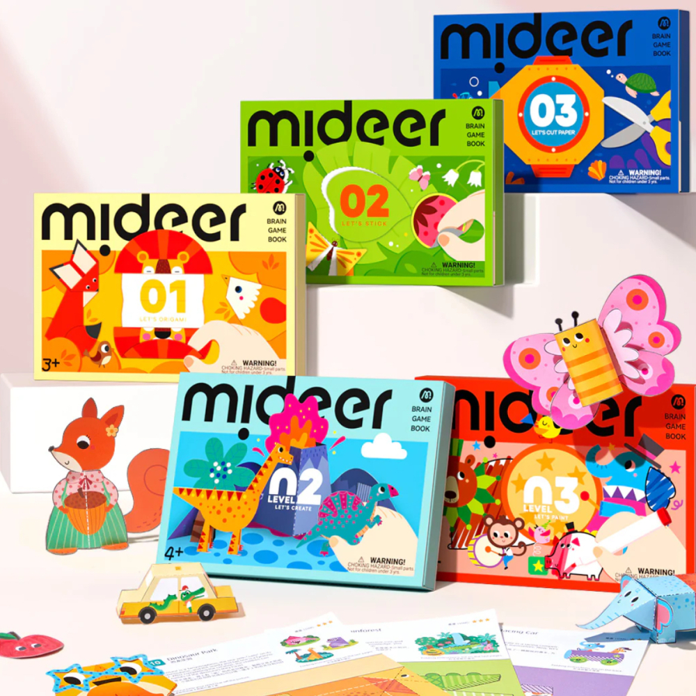 Carte de Activitati Creative Mideer Let’s Create Nivel 2 - Evolutie si Creativitate [6]