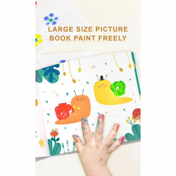 Carte de activitati cu finger paint, pictura cu degetele [3]