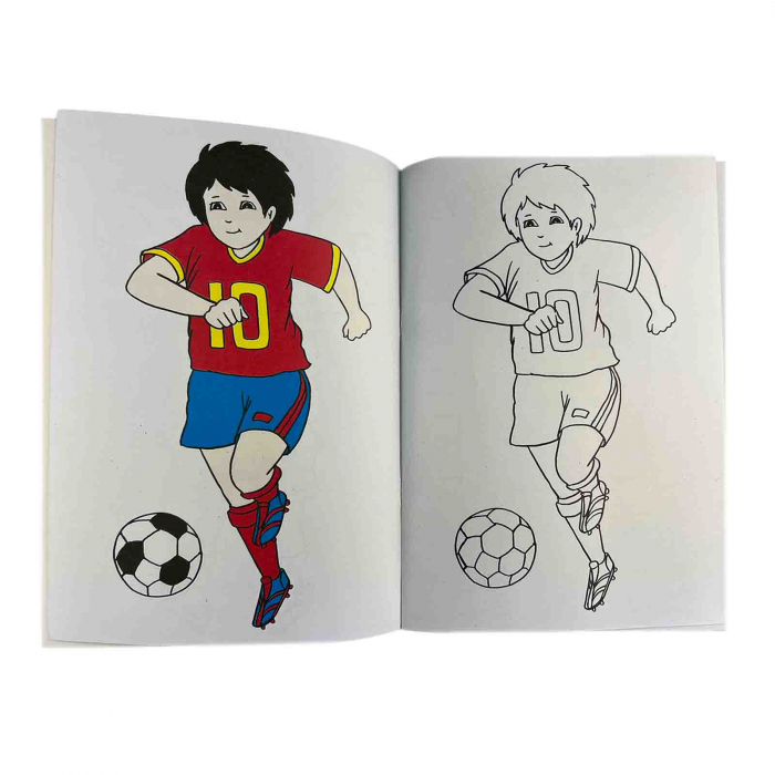 Carte de colorat fotbal, A4, 16 pagini - Micostore.ro [2]