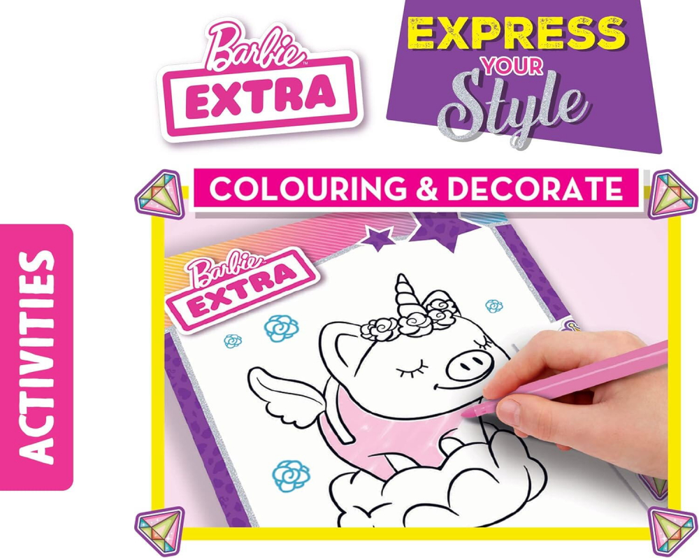 Carte de colorat cu activitati Barbie  - Stilul tau [3]