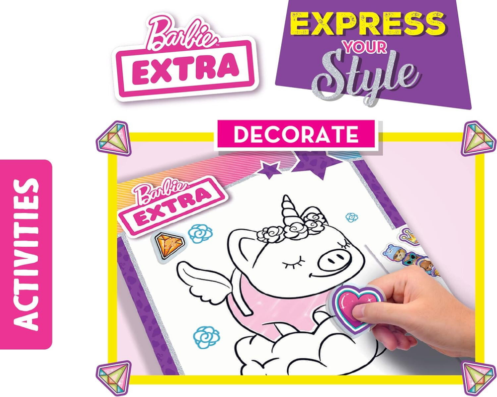 Carte de colorat cu activitati Barbie  - Stilul tau [6]