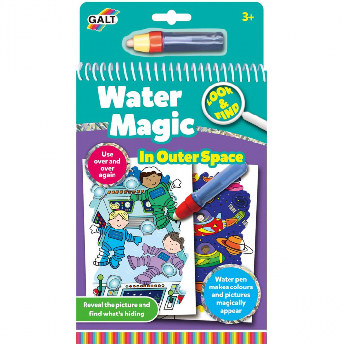 Carte de colorat cu apa magica Water Magic - Spatiul cosmic [4]