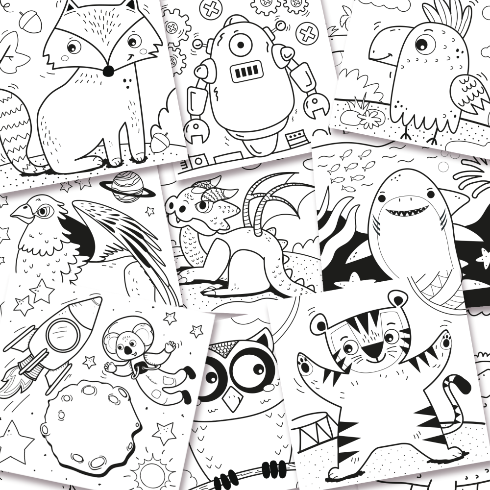 Carte de colorat cu paiete magice (bl/gr), copii varsta 3 ani+,5 ani+ [2]