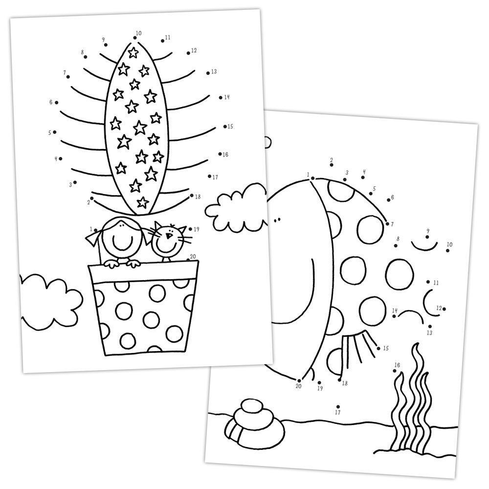 Carte de colorat Dot to Dot [2]