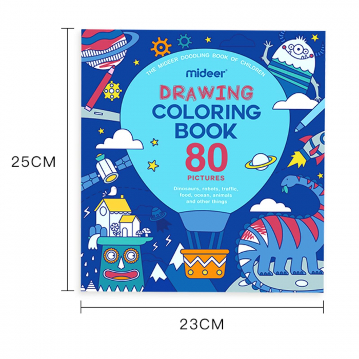 Carte de colorat pentru baieti - Jucarii Premium MiDeer [7]