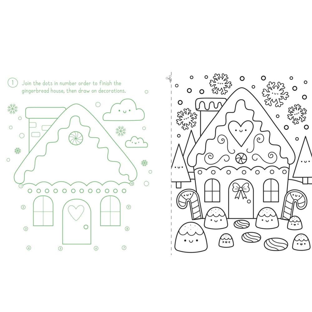 Carte de colorat pentru geam, Cute Christmas Window Art, 5 Ani+ [2]