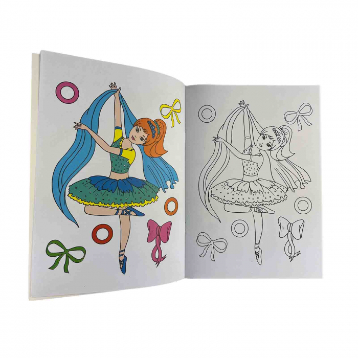 Carte de colorat balerina, A4, 16 pagini - Micostore.ro [2]