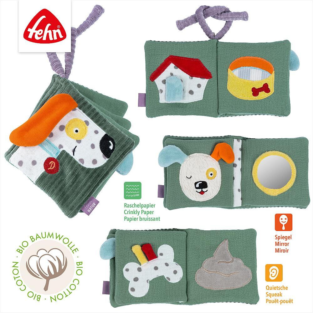 Carte din plus pentru bebelusi - Catelus NATUR [4]