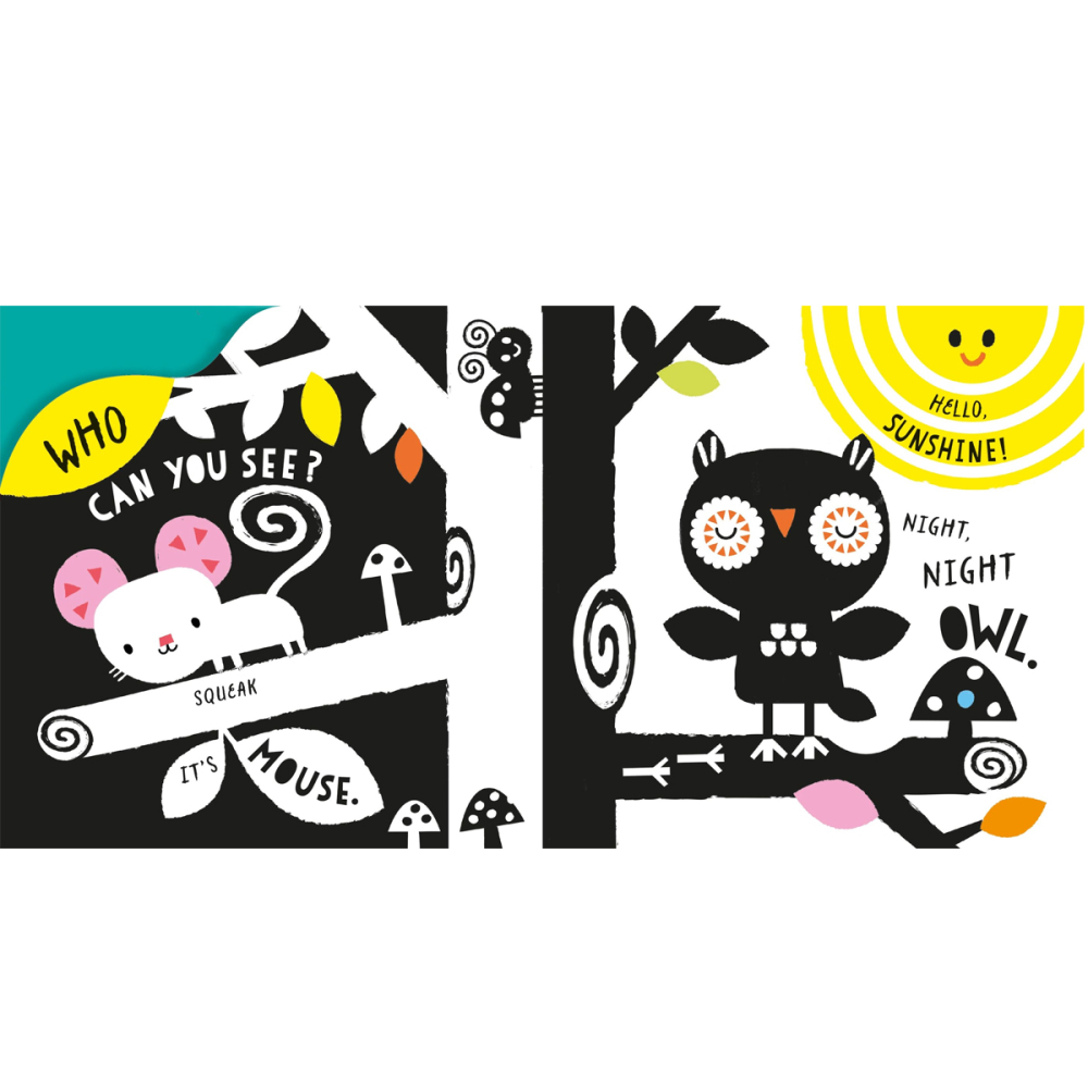 Carte interactiva cu oglinda, Tummy Time, 3 Ani+ [4]