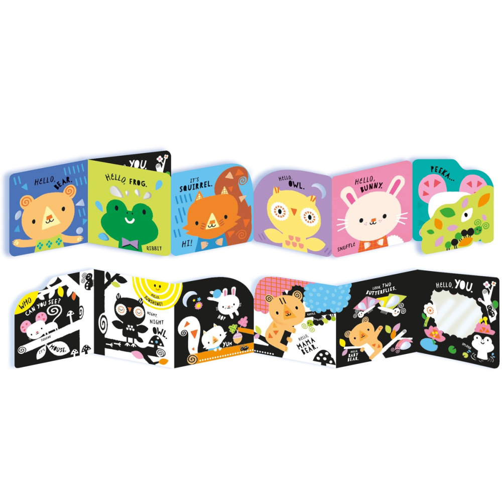 Carte interactiva cu oglinda, Tummy Time, 3 Ani+ [5]