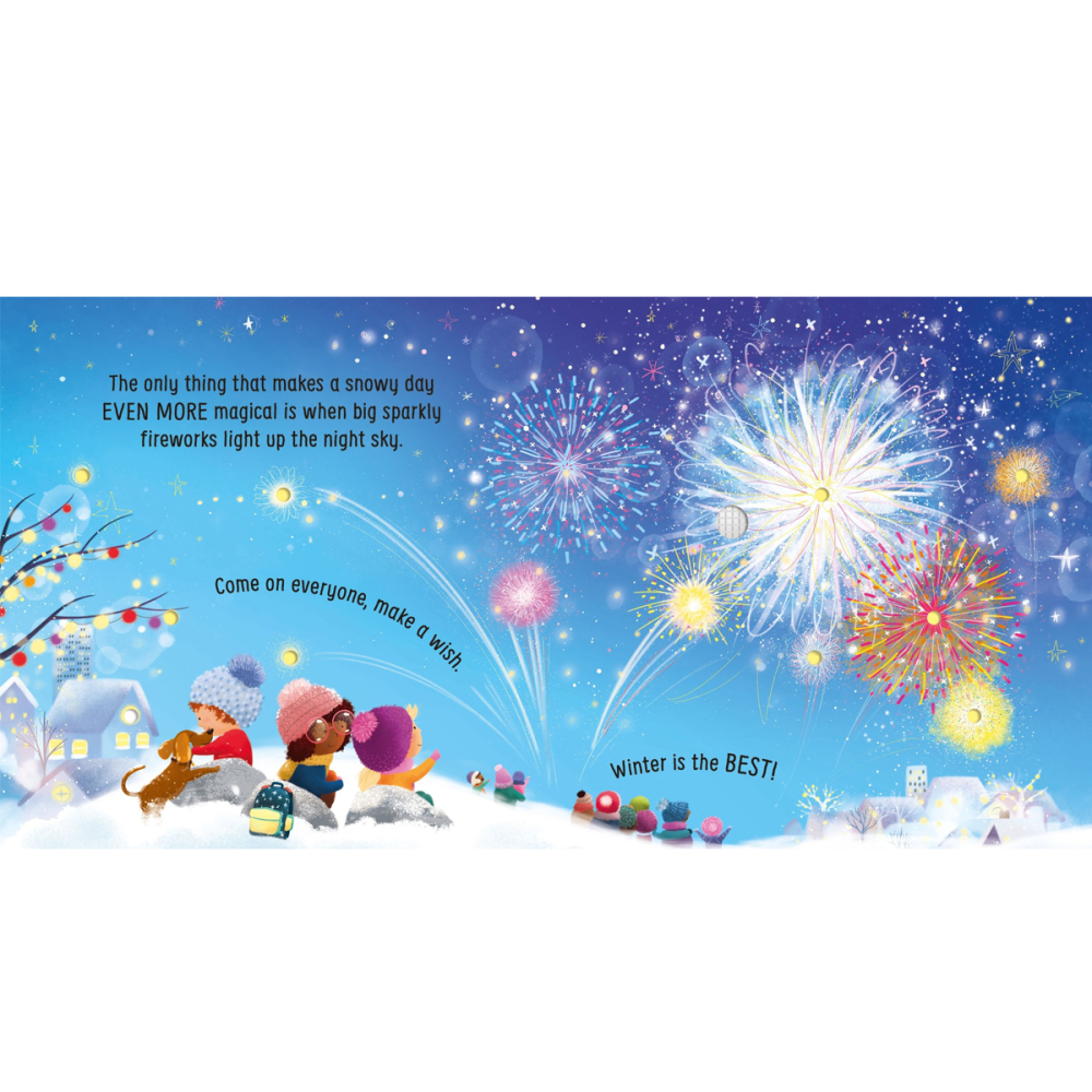 Carte interactiva cu sunete si lumini, Peisaj de iarna, Winter Wonder Light and Sound Book, 6 Luni+ [4]