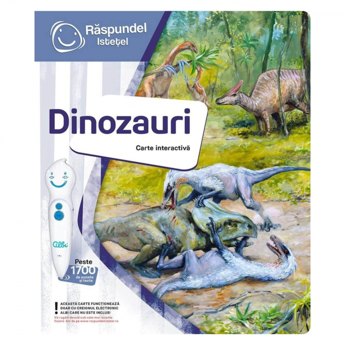 Carte vorbitoare Raspundel Istetel - Dinozauri [4]
