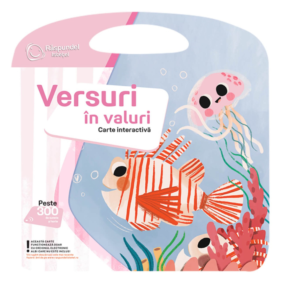 Carte Interactiva Raspundel Istetel - Aventuri Subacvatice, Versuri in valuri, Varsta 2 Ani+ [2]