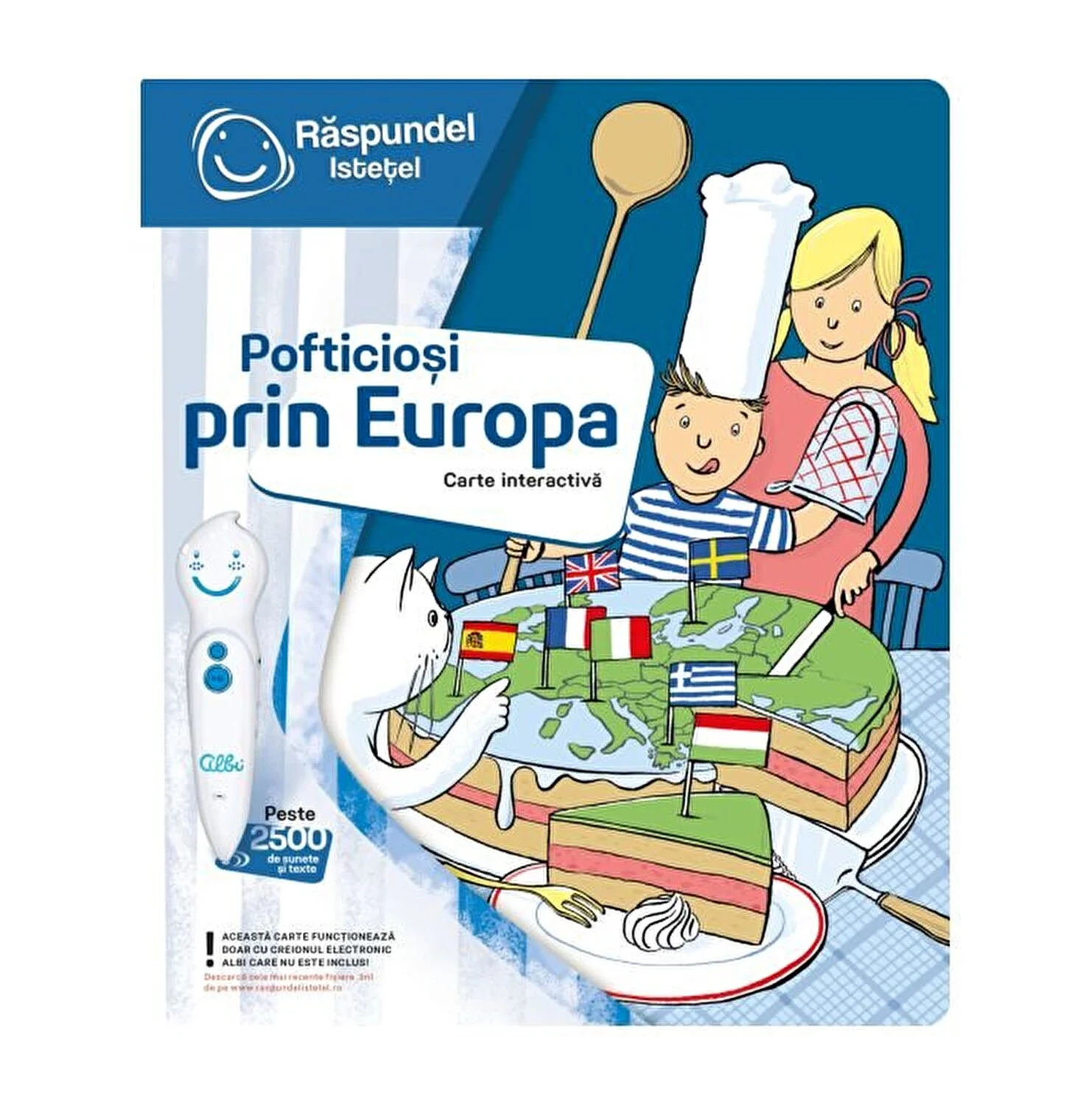 Raspundel Istetel, carte Pofticiosi prin Europa varsta 6-7 ani ,7-9 ani ,9-12 ani, Unisex [4]