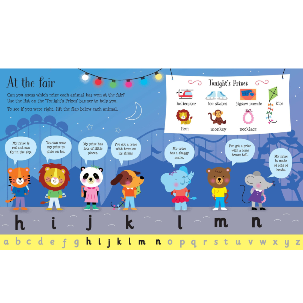 Carte interactiva Usborne, Ridicati Clapeta, Lift The Flap ABC, varsta 3 ani+ [4]