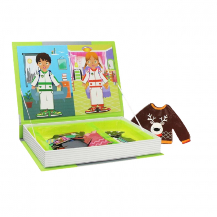 Carte magnetica STEM ❤️ puzzle magnetic Fashion, haine. [2]