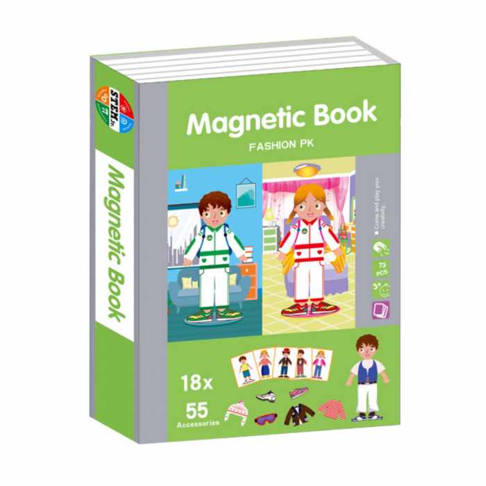 Carte magnetica STEM ❤️ puzzle magnetic Fashion, haine. [6]