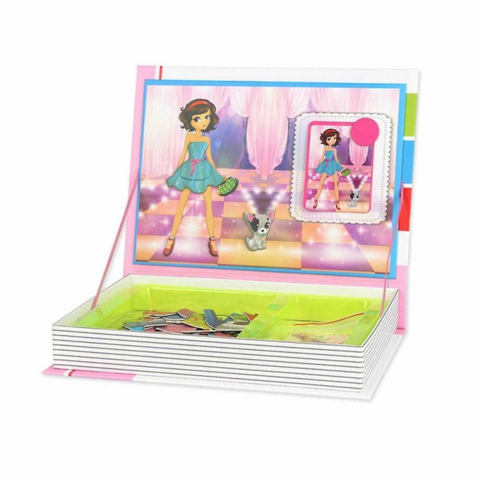 Carti cu Magneti Copii, Imbraca Fetita, Fashion  - Micostore.ro [4]