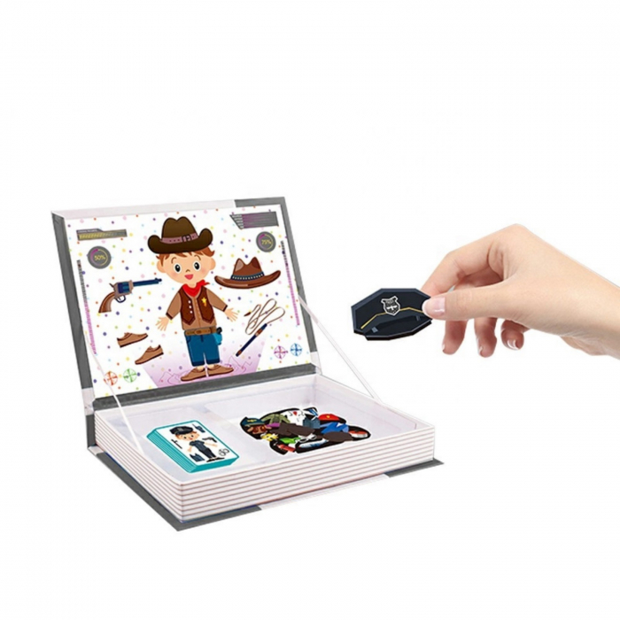 Carte magnetica STEM ❤️ puzzle magnetic jocuri de rol. [5]
