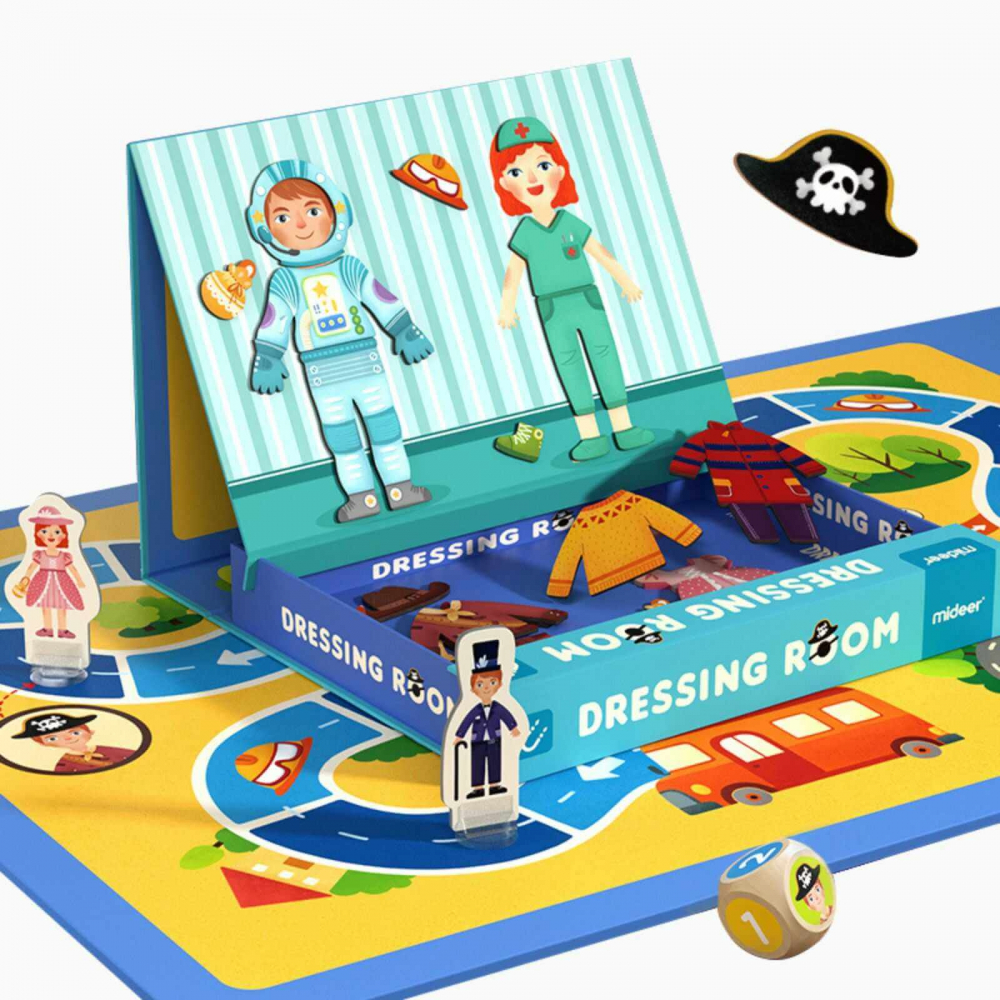 Carte Magnetică Puzzle, 50 Piese Magnetice – Joc Educativ STEM de Societate [5]