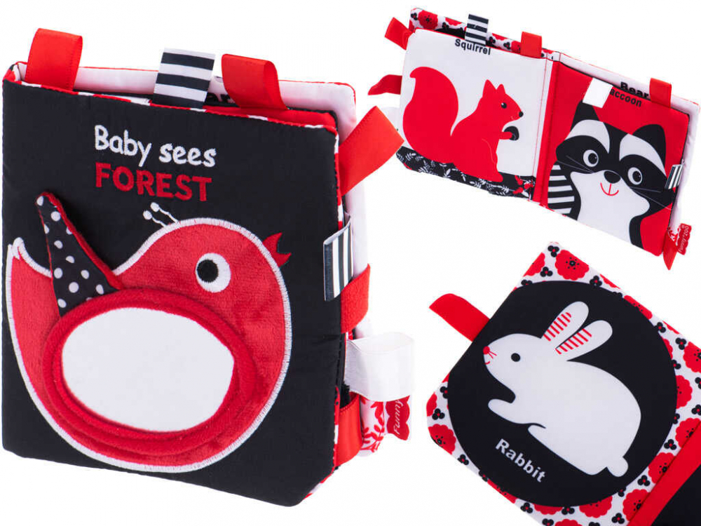 Carte senzoriala pentru bebelusi, Animale, 0 luni+ | Micostore [3]