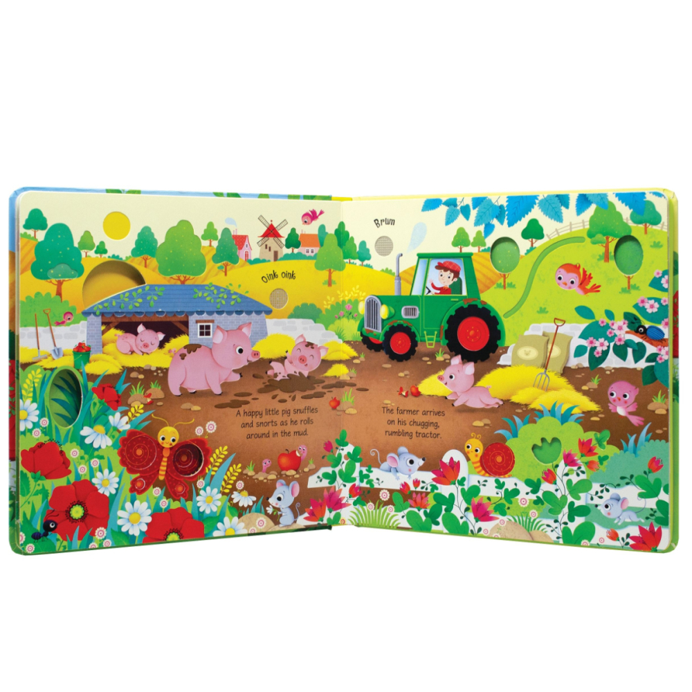 Carte Sonora Interactiva Sound Books, Ferma, Farm Sounds, Varsta 3 ani+ [5]